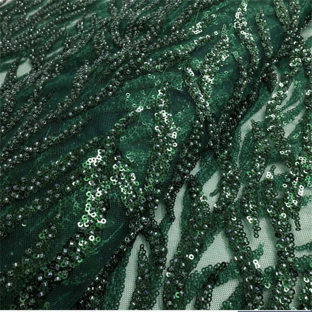 Beaded Tulle Fabric - 5 Yards | STN NA016