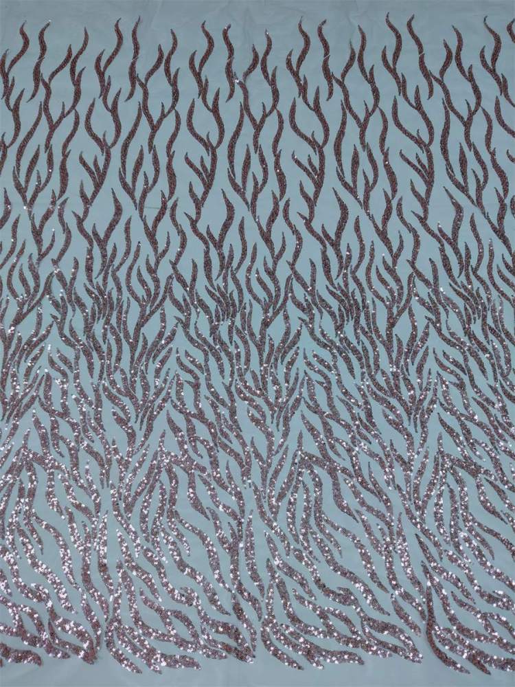 Beaded Tulle Fabric - 5 Yards | STN NA016