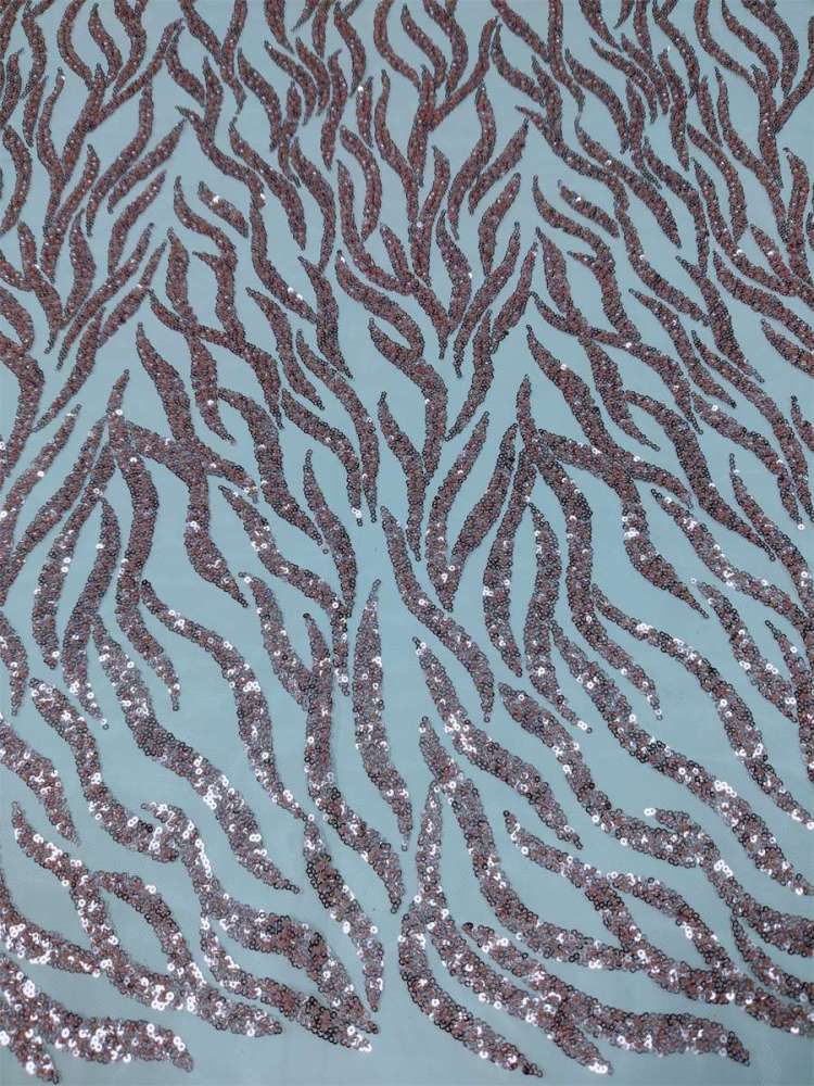 Beaded Tulle Fabric - 5 Yards | STN NA016
