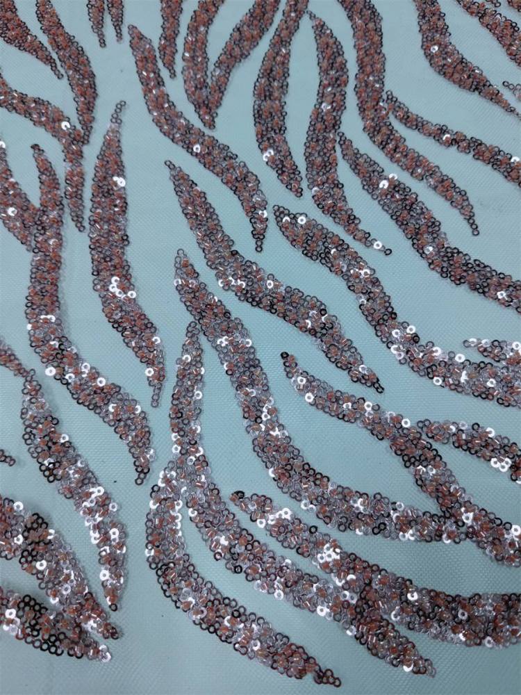 Beaded Tulle Fabric - 5 Yards | STN NA016