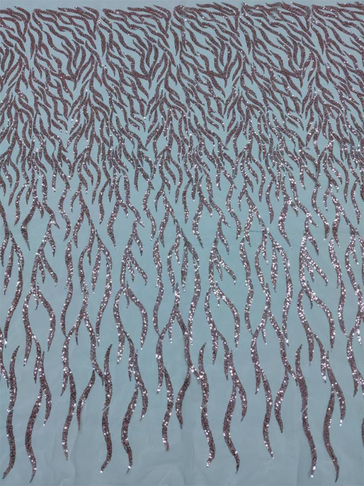 Beaded Tulle Fabric - 5 Yards | STN NA016