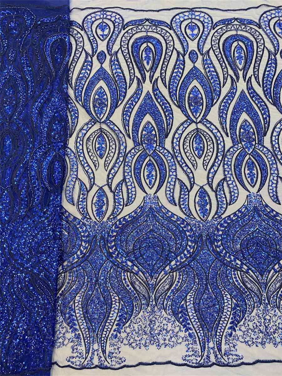 Beaded Tulle Fabric - 5 Yards | lil050
