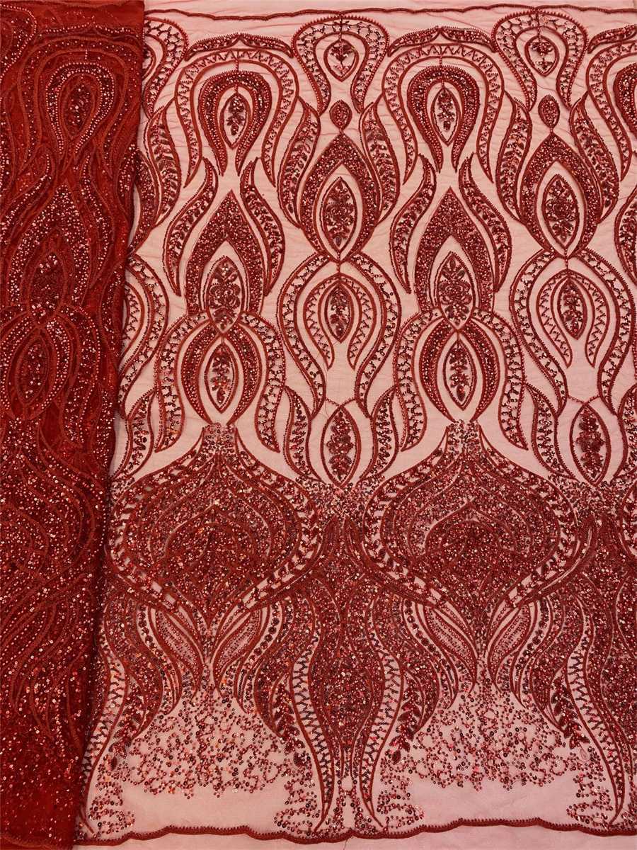 Beaded Tulle Fabric - 5 Yards | lil050