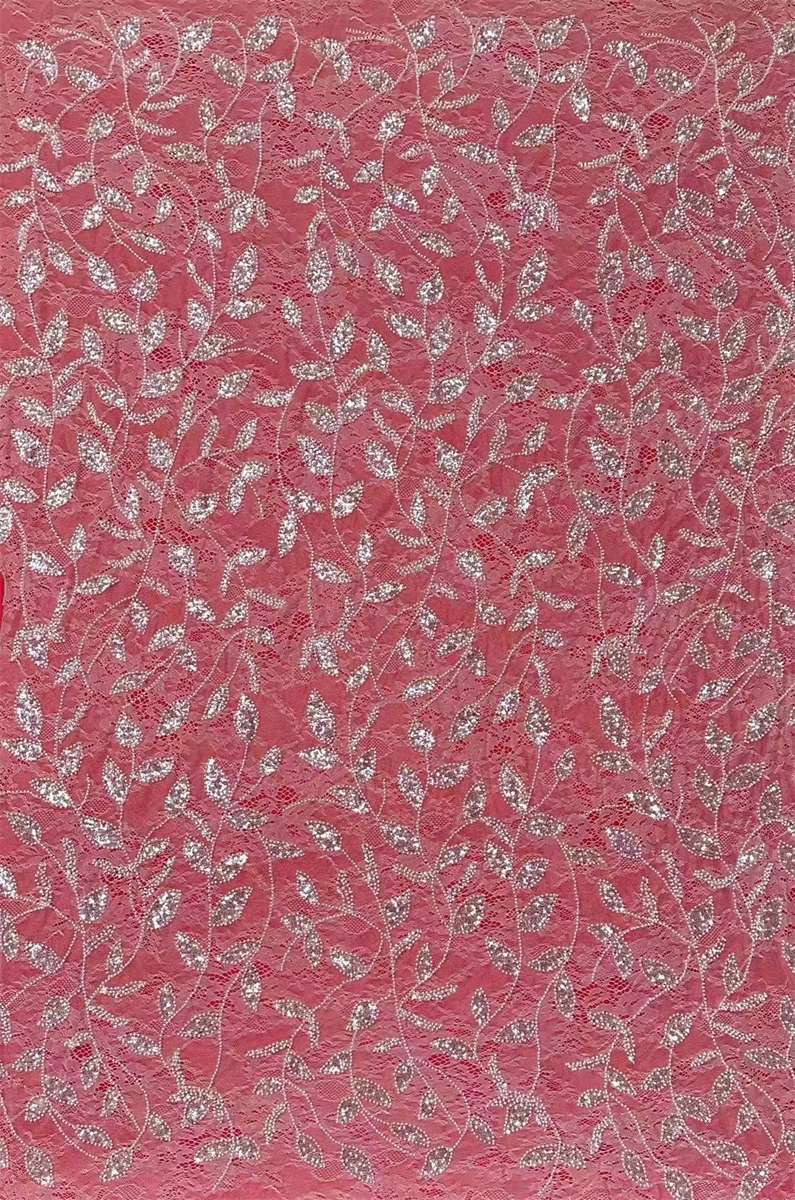 Beaded Tulle Fabric - 5 Yards | COD HN494