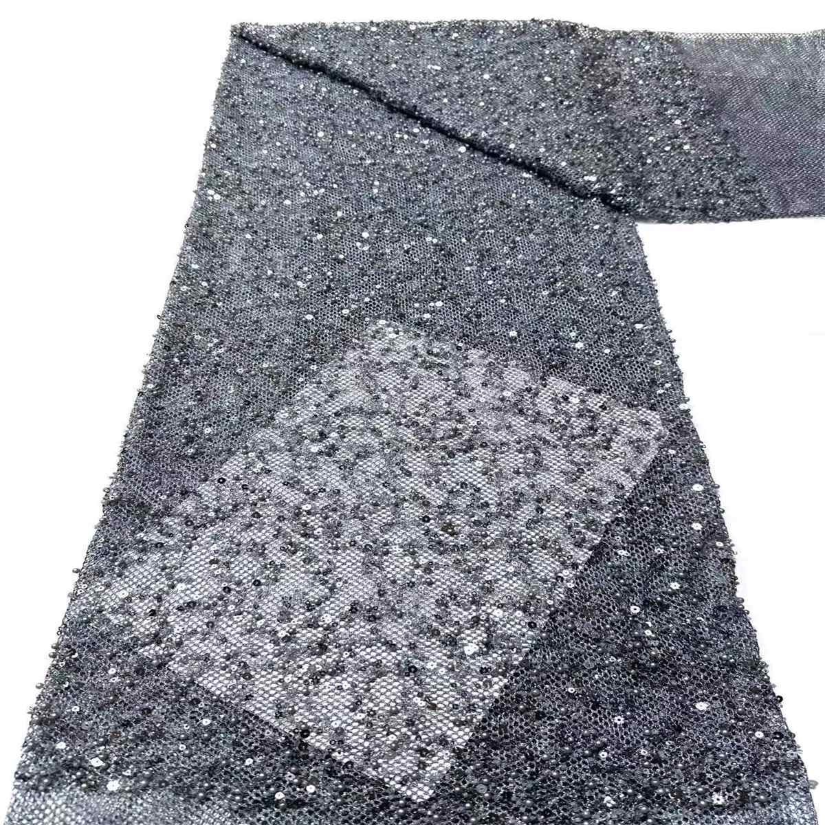 Beaded Tulle Fabric - 5 Yards | COD HN488