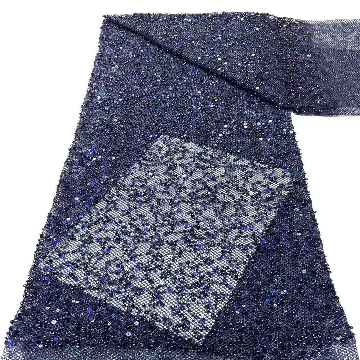 Beaded Tulle Fabric - 5 Yards | COD HN488