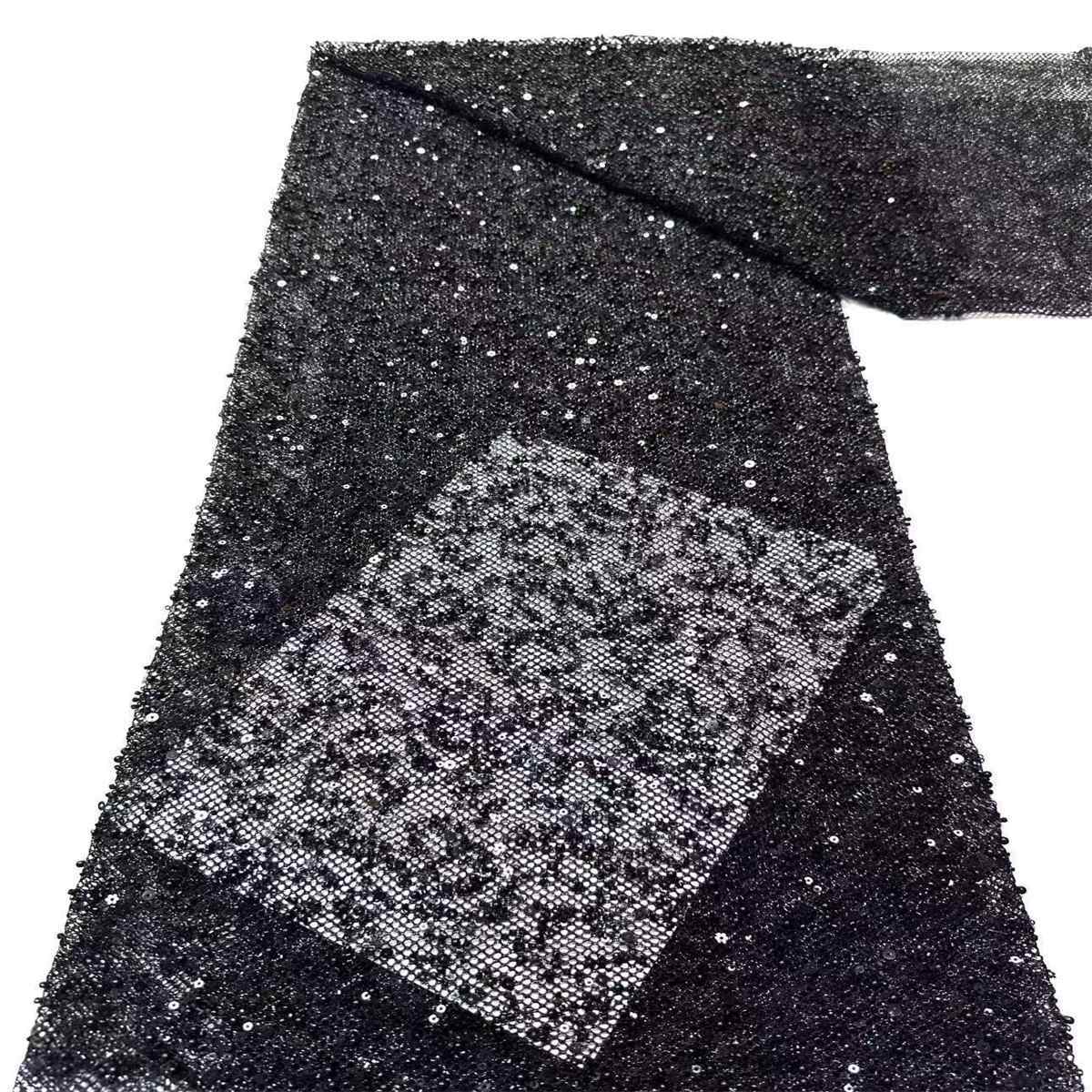 Beaded Tulle Fabric - 5 Yards | COD HN488
