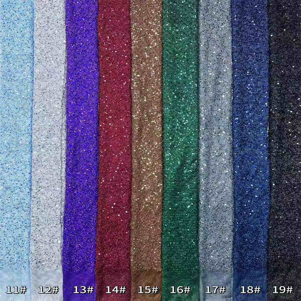 Beaded Tulle Fabric - 5 Yards | COD HN488