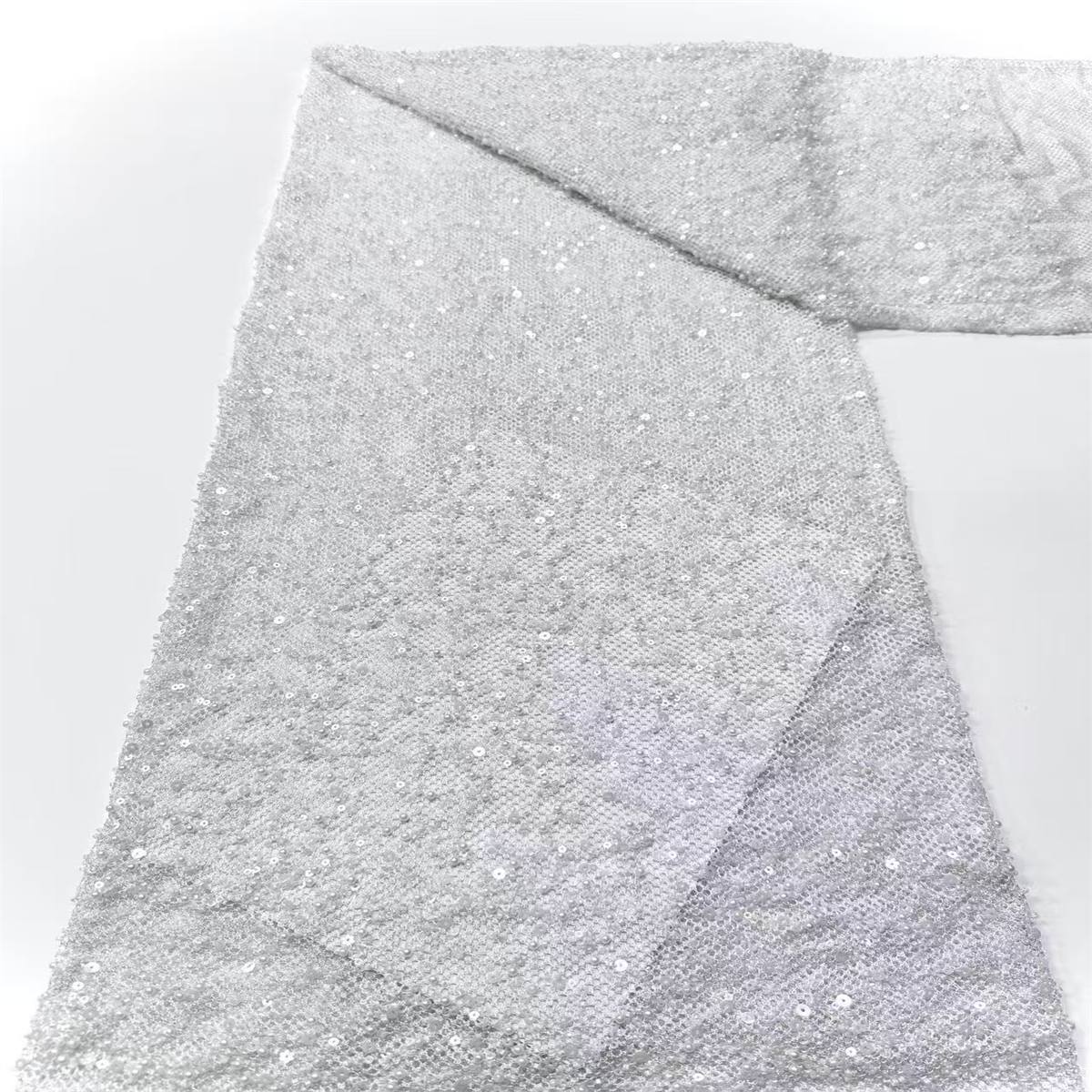 Beaded Tulle Fabric - 5 Yards | COD HN488