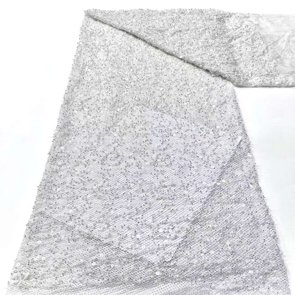 Beaded Tulle Fabric - 5 Yards | COD HN488