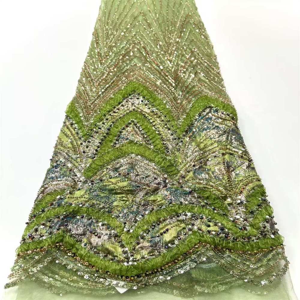 Beaded Tulle Fabric - 5 Yards | COD HN489
