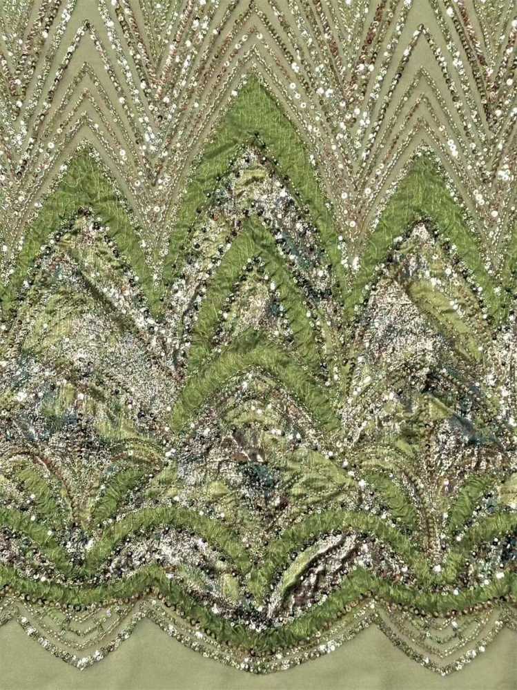 Beaded Tulle Fabric - 5 Yards | COD HN489