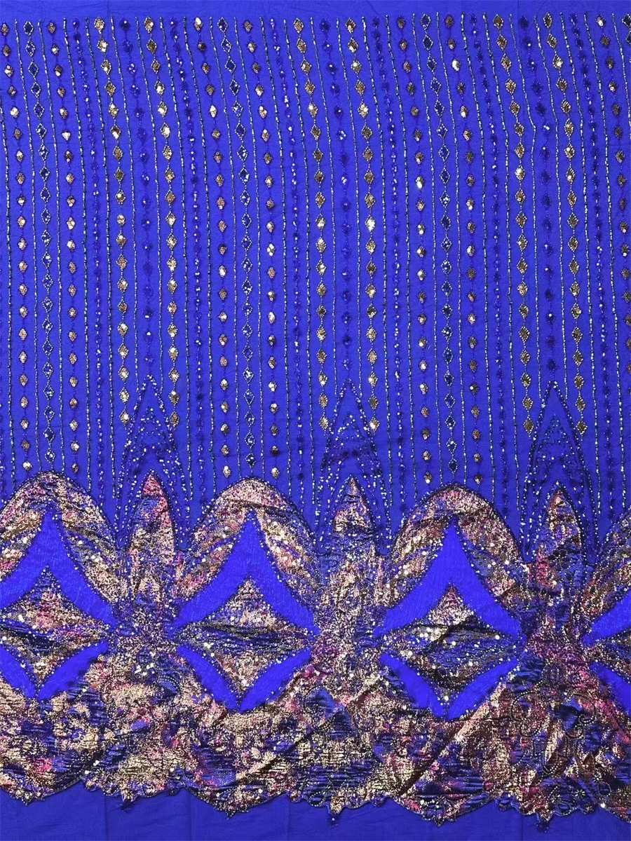 Beaded Tulle Fabric - 5 Yards | COD HN491