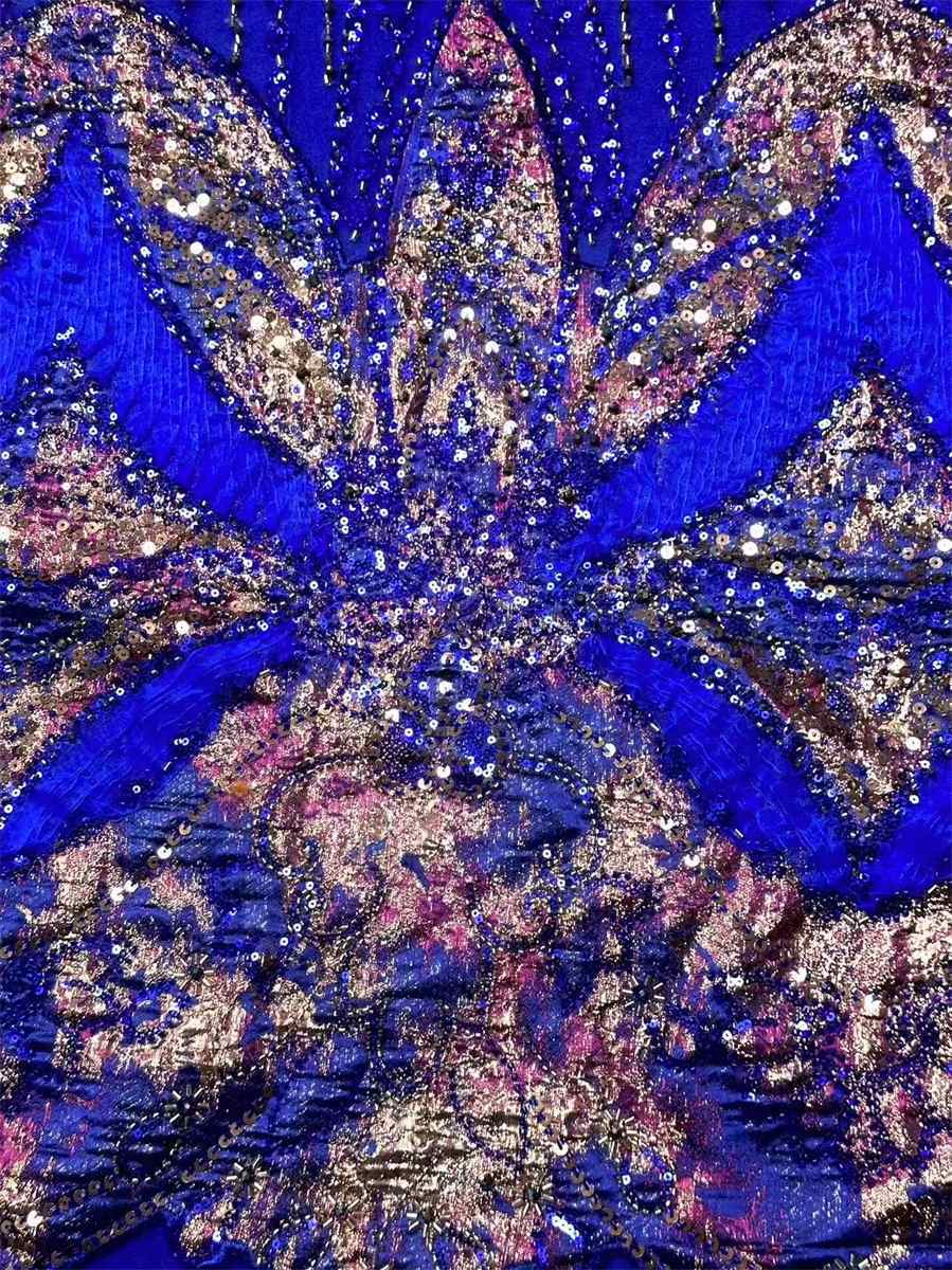Beaded Tulle Fabric - 5 Yards | COD HN491