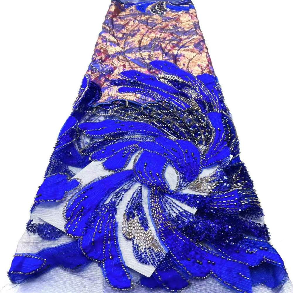 Beaded Tulle Fabric - 5 Yards | COD HN492