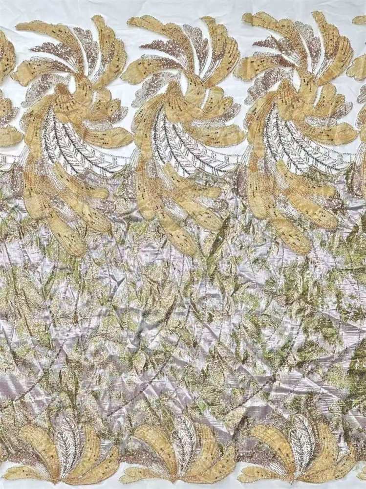 Beaded Tulle Fabric - 5 Yards | COD HN492