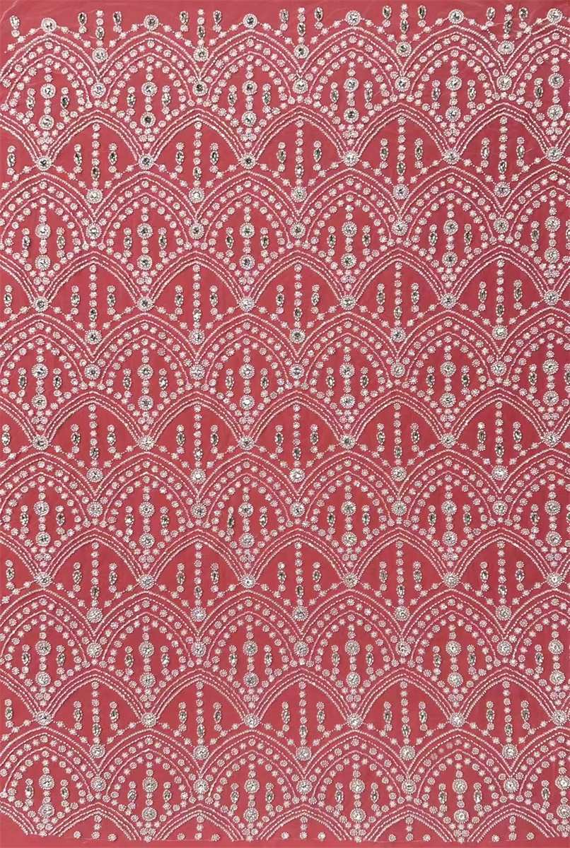 Beaded Tulle Fabric - 5 Yards | COD HN495