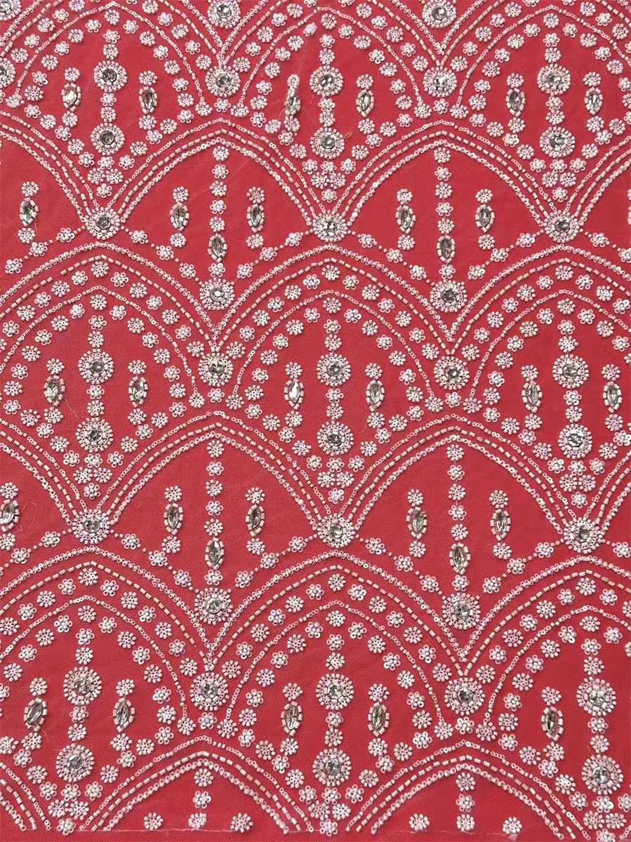 Beaded Tulle Fabric - 5 Yards | COD HN495