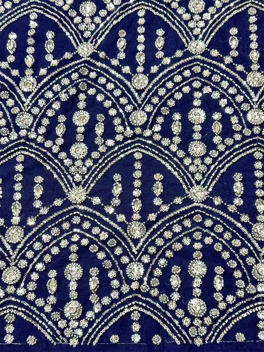 Beaded Tulle Fabric - 5 Yards | COD HN495