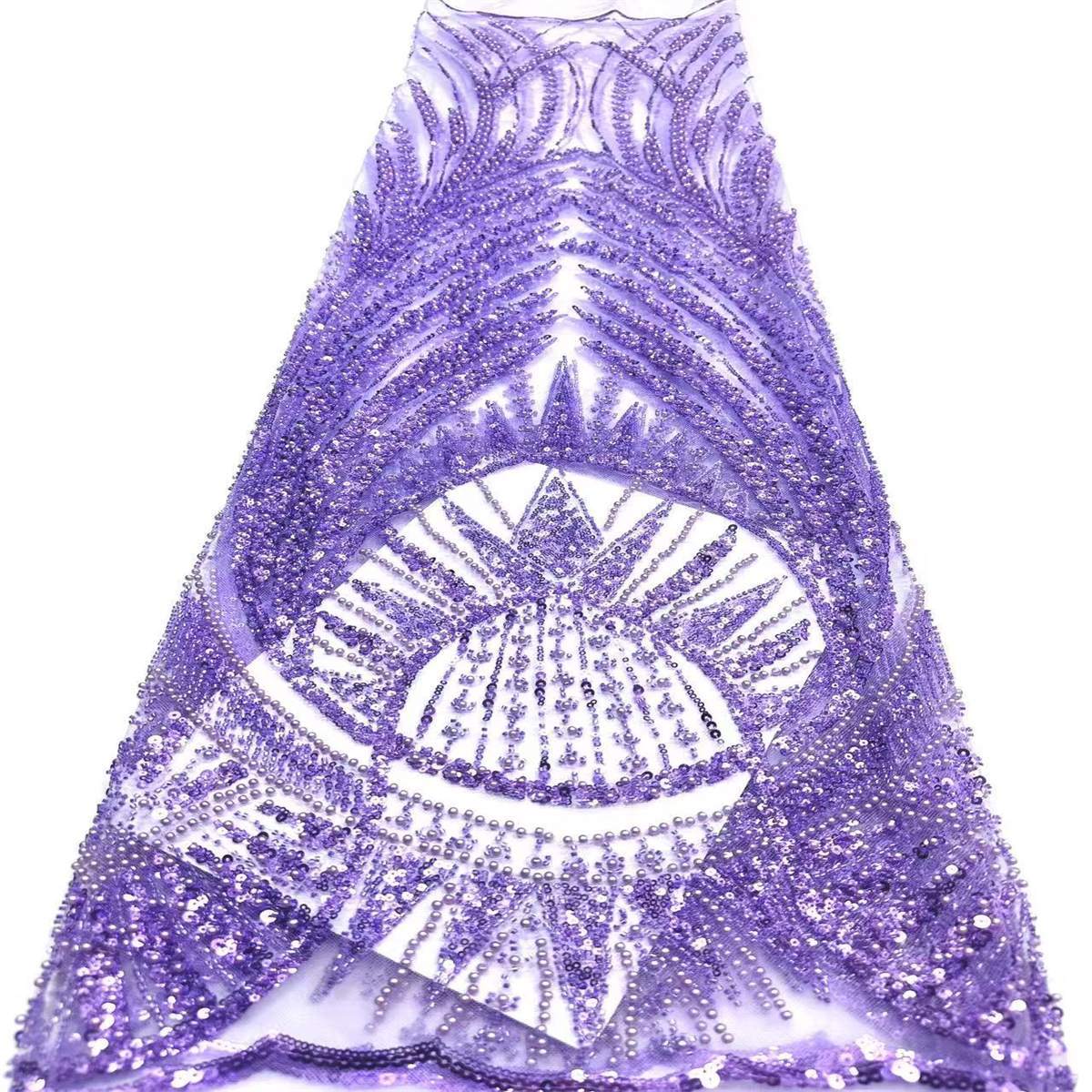 Beaded Tulle Fabric - 5 Yards | COD HN498