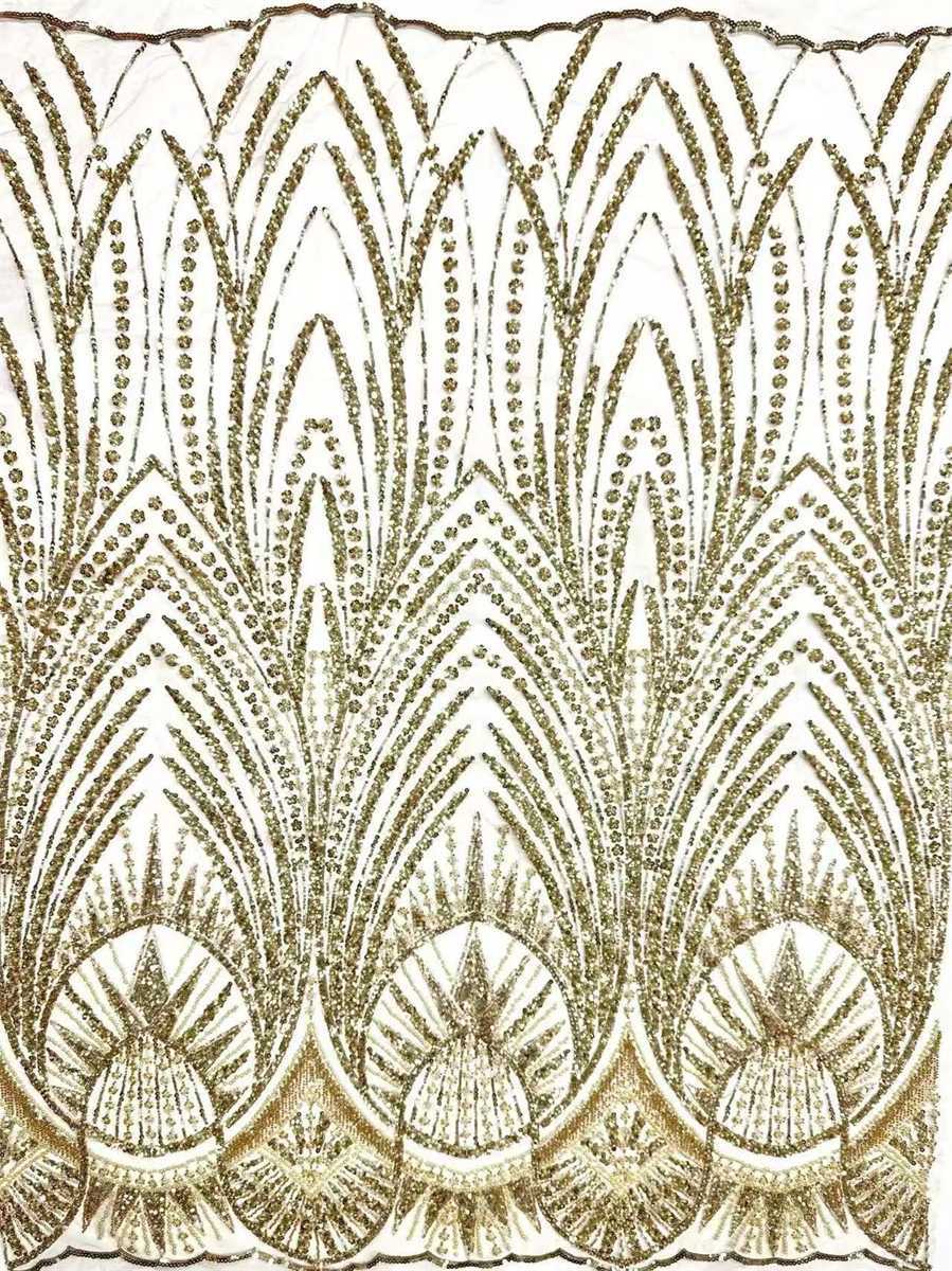 Beaded Tulle Fabric - 5 Yards | COD HN498