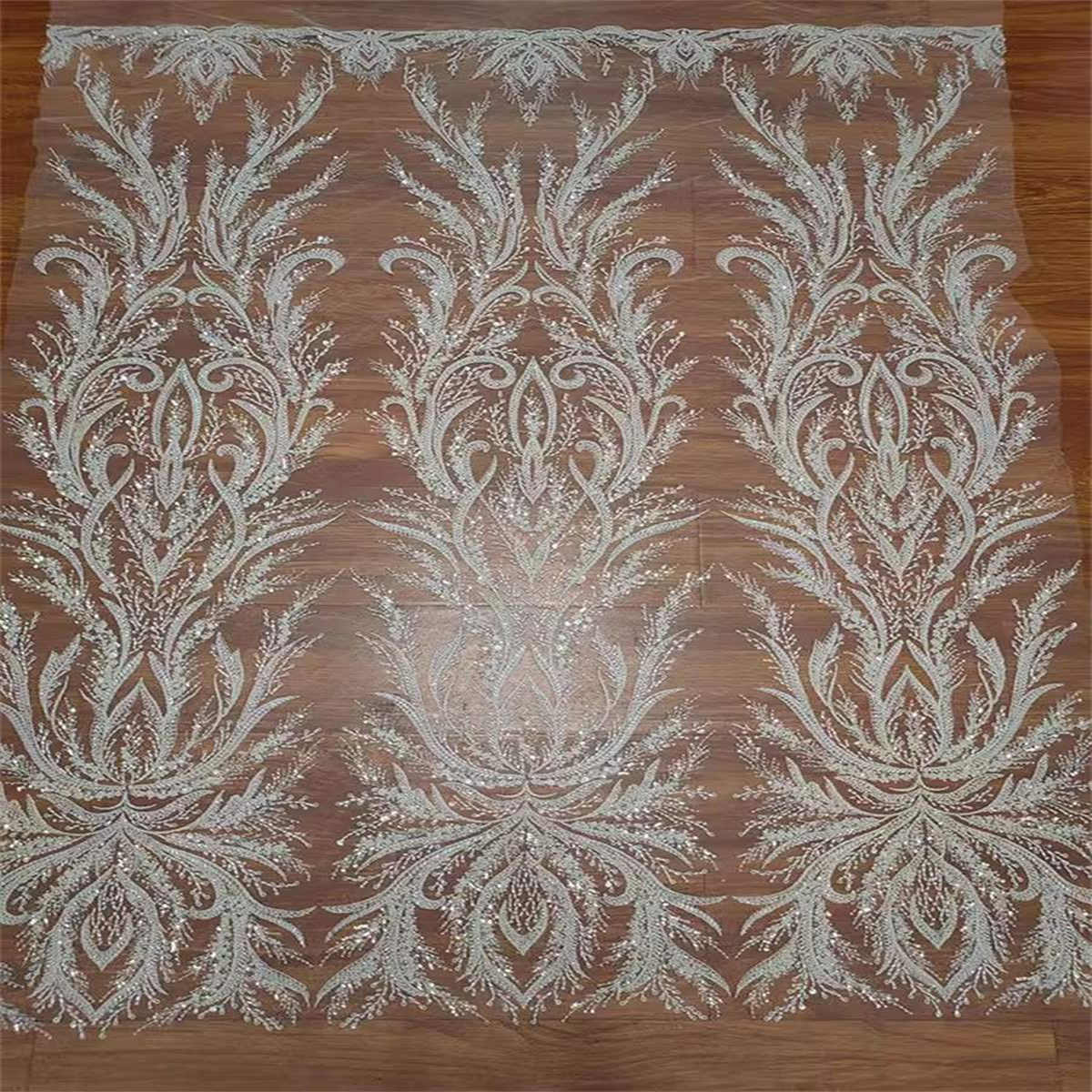 Beaded Tulle Fabric - 5 Yards | COD RX067