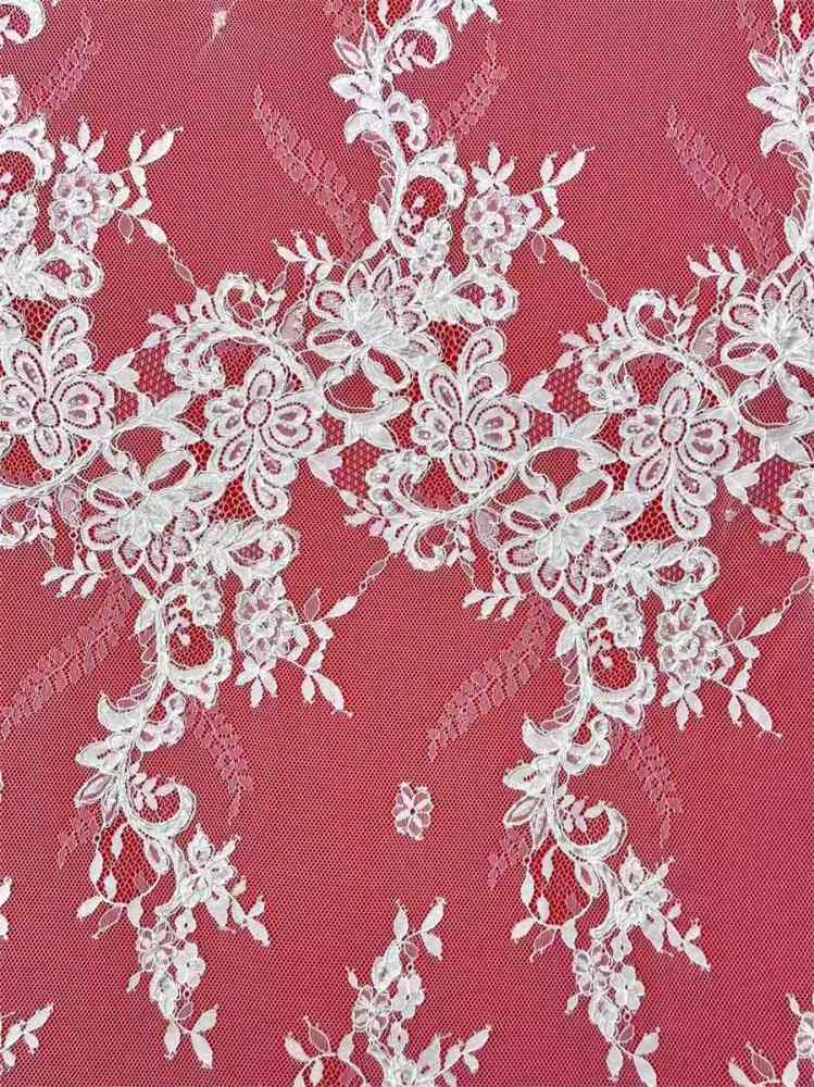 Bridal Lace Fabric - 3 Meters - Corded Beaded Chantilly Wedding Lace Fabric | HN512
