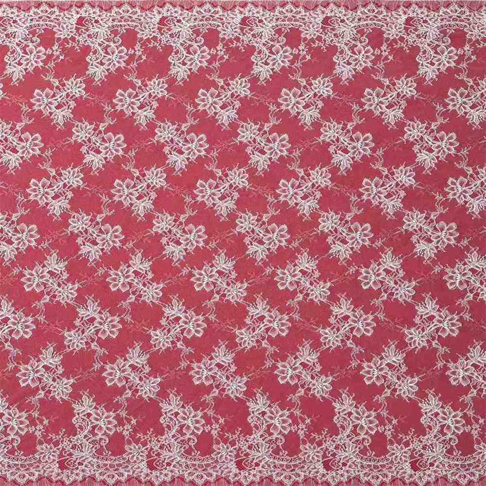 Bridal Lace Fabric - 3 Meters - Corded Beaded Chantilly Wedding Lace Fabric | HN513