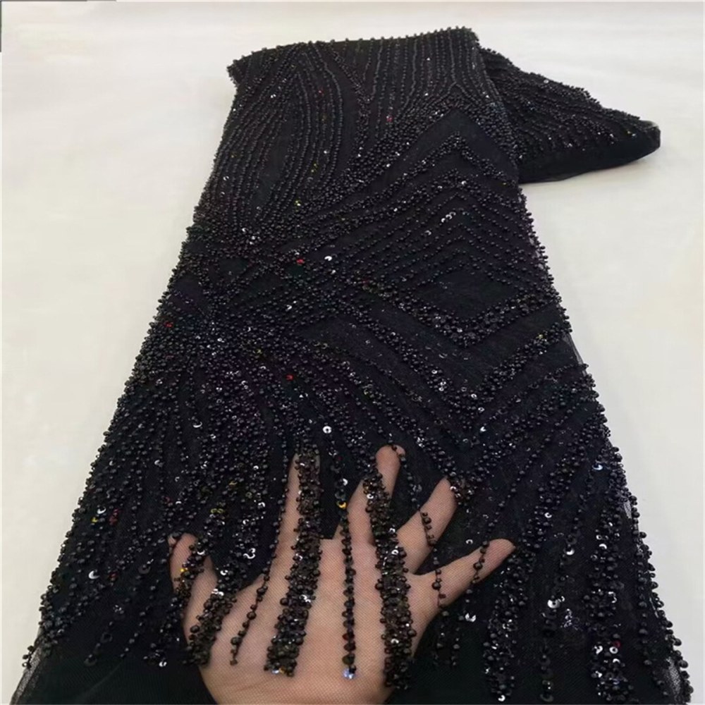 Beaded Tulle Fabric - 5 Yards | COD JX279