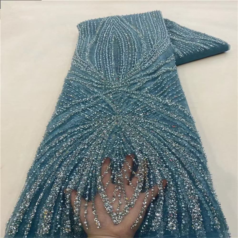 Beaded Tulle Fabric - 5 Yards | COD JX279