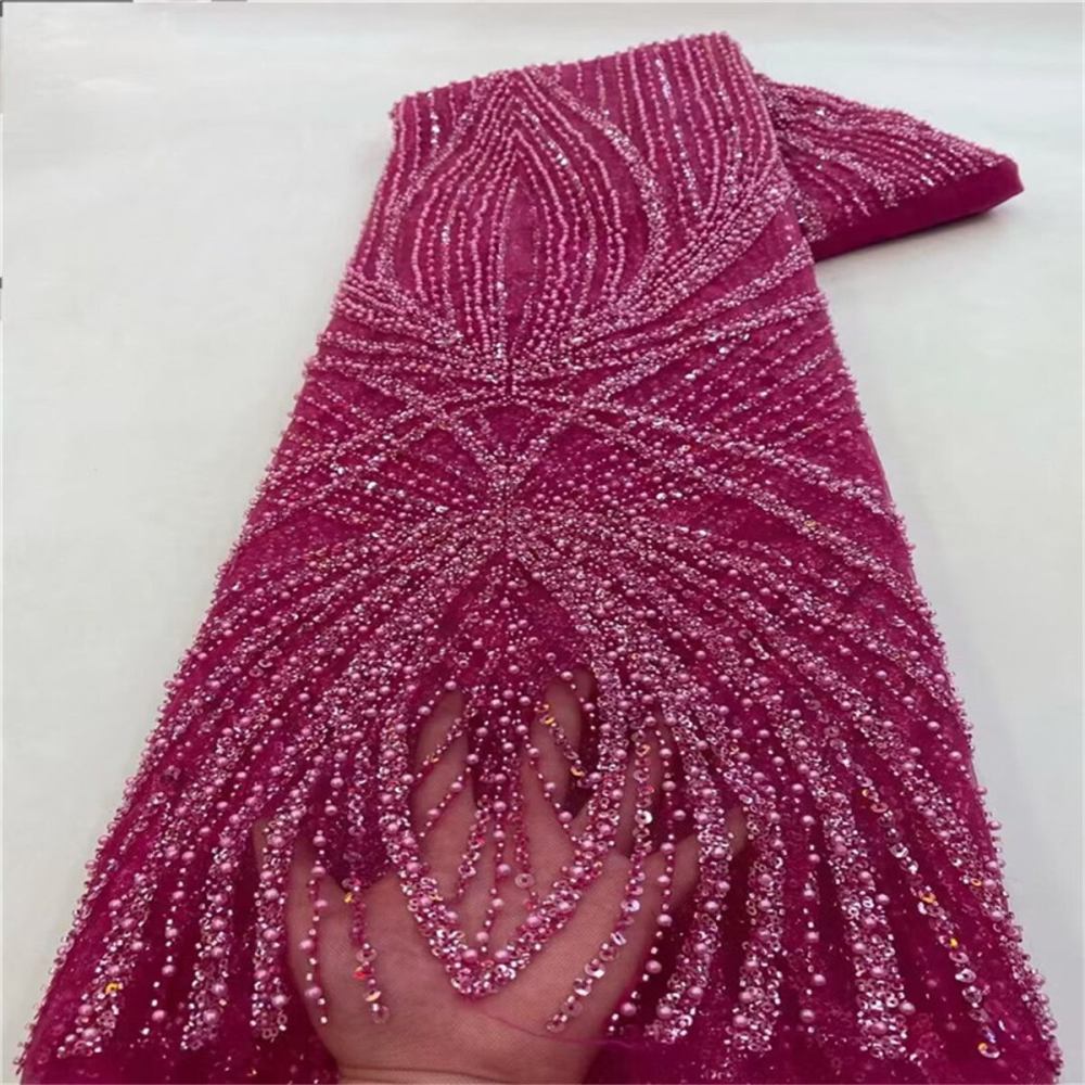 Beaded Tulle Fabric - 5 Yards | COD JX279