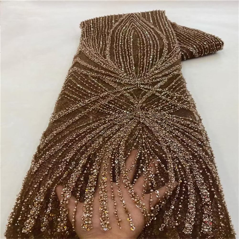 Beaded Tulle Fabric - 5 Yards | COD JX279