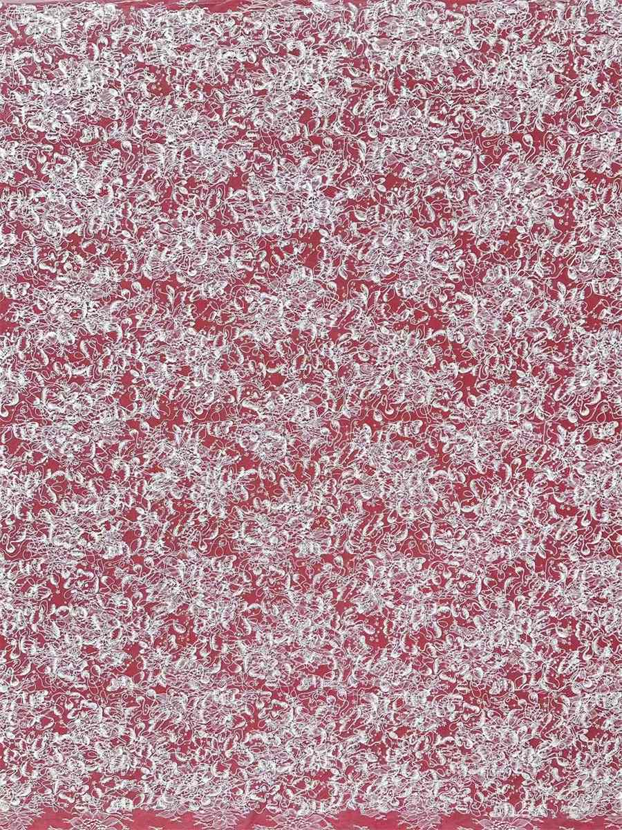 Bridal Lace Fabric - 5 Yards - Beaded Wedding Lace Fabric | HN573