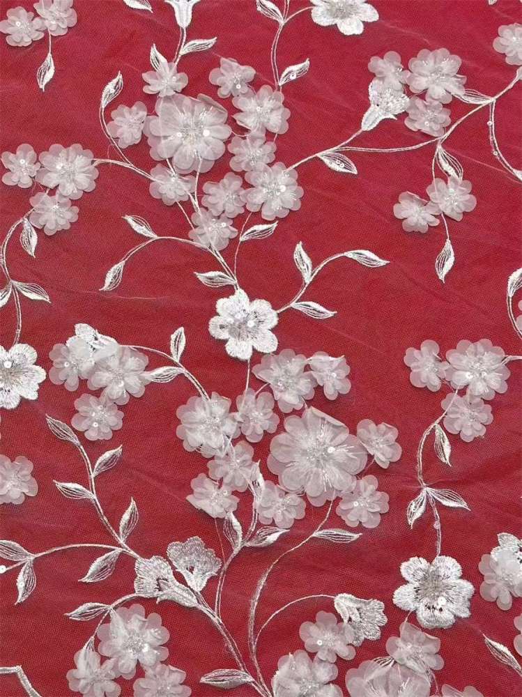 Bridal Lace Fabric - 5 Yards - Beaded Wedding Lace Fabric | HN601