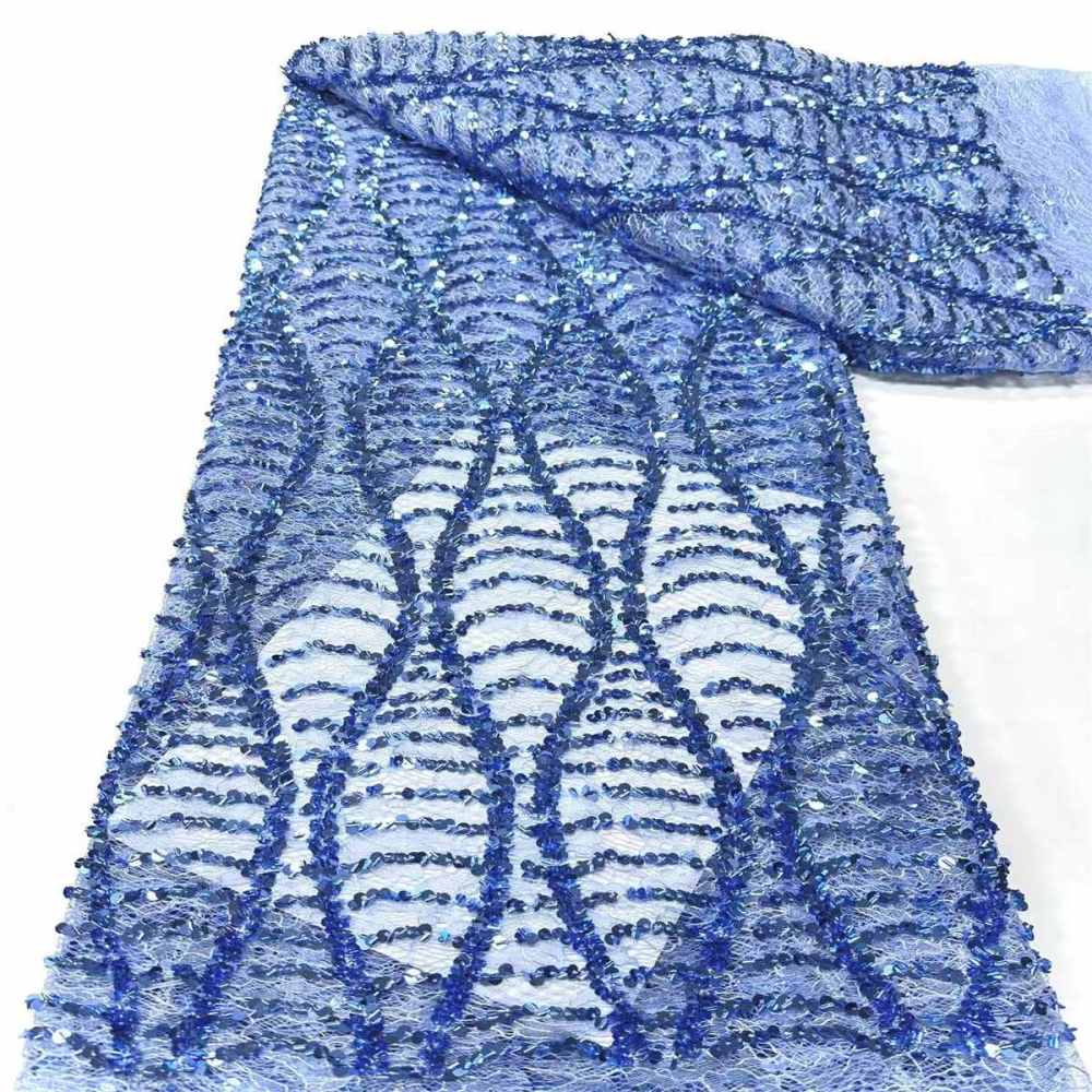 Beaded lace Fabric - 5 Yards | COD HN545