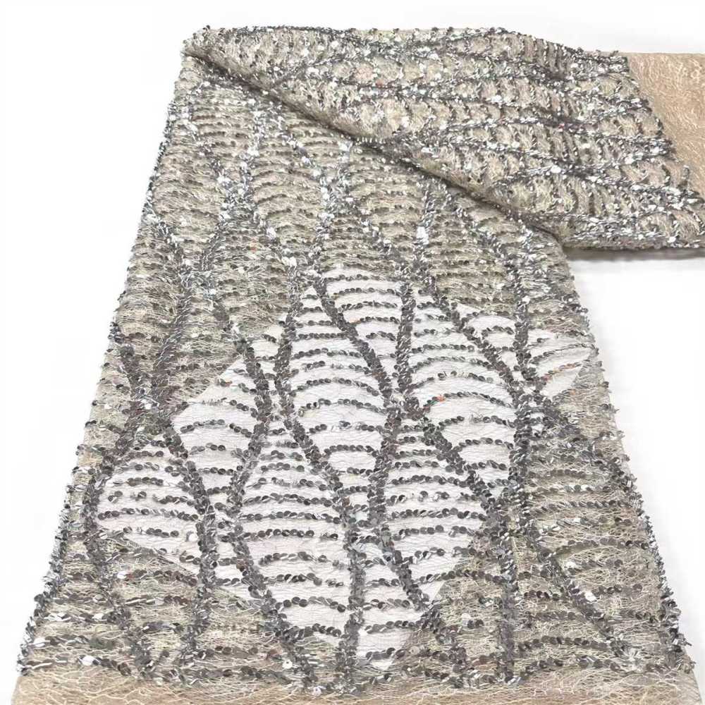 Beaded lace Fabric - 5 Yards | COD HN545