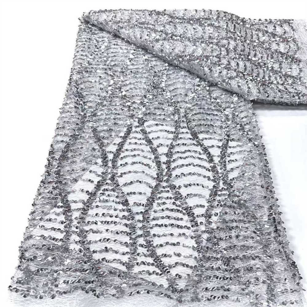Beaded lace Fabric - 5 Yards | COD HN545