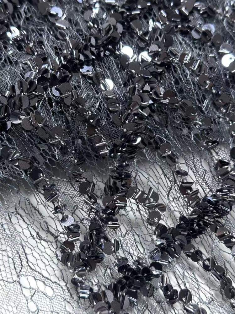 Beaded lace Fabric - 5 Yards | COD HN545