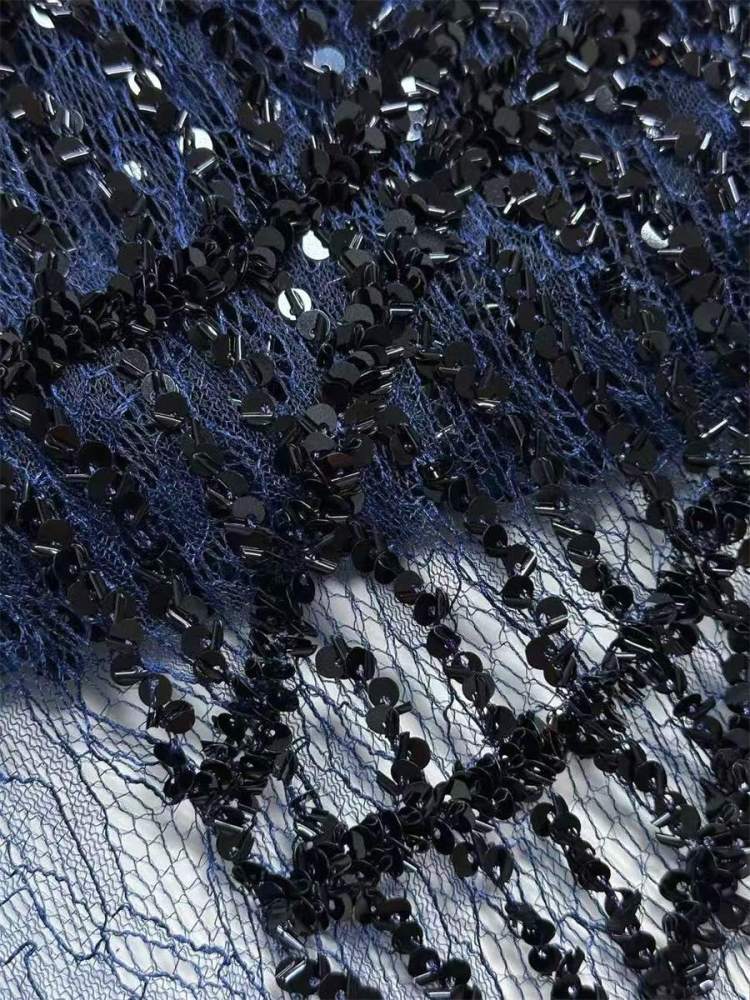 Beaded lace Fabric - 5 Yards | COD HN545
