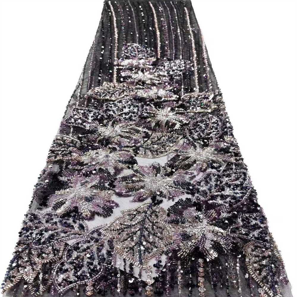 Beaded Tulle Fabric - 5 Yards | HN543