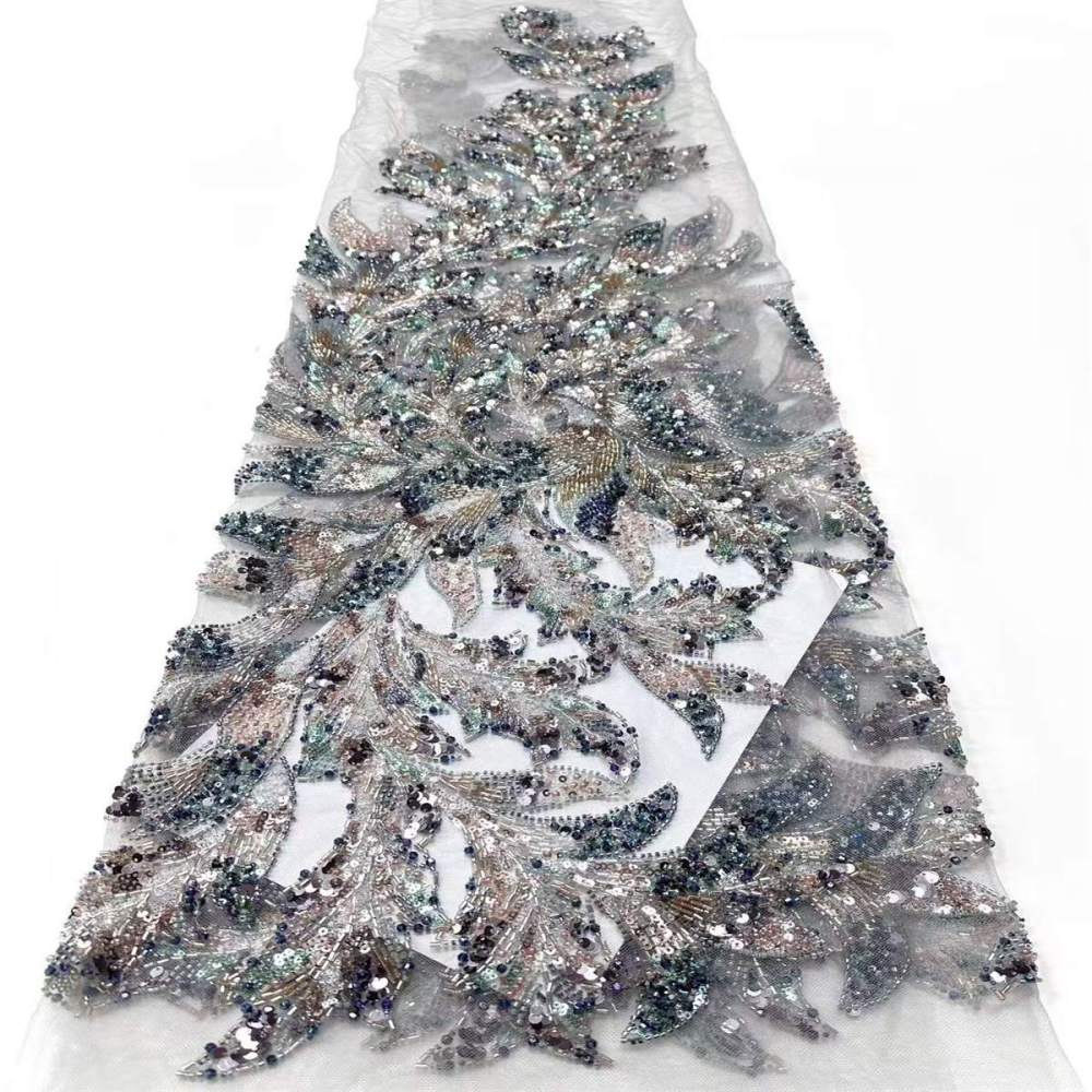 Beaded Tulle Fabric - 5 Yards | COD HN544