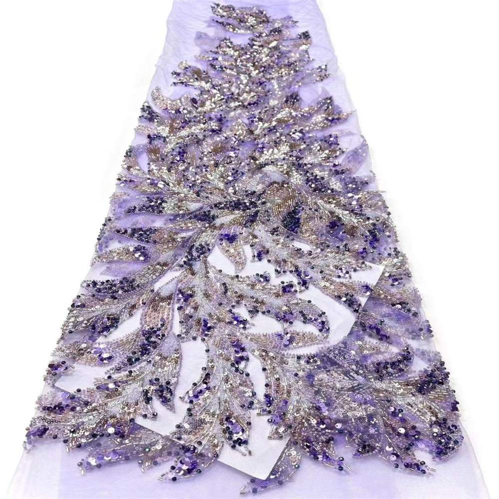 Beaded Tulle Fabric - 5 Yards | COD HN544