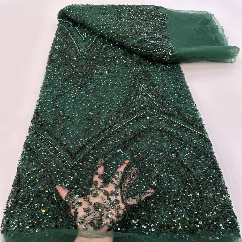 Beaded Tulle Fabric - 5 Yards | COD