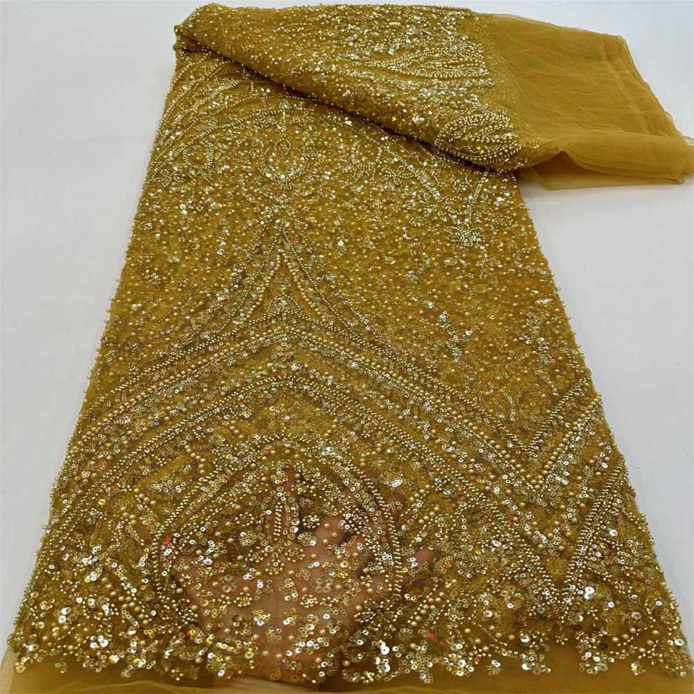 Beaded Tulle Fabric - 5 Yards | COD