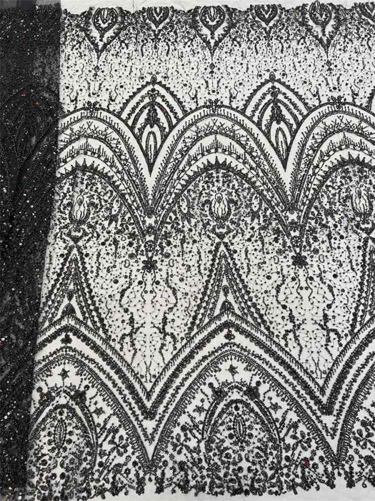 Beaded Tulle Fabric - 5 Yards | COD