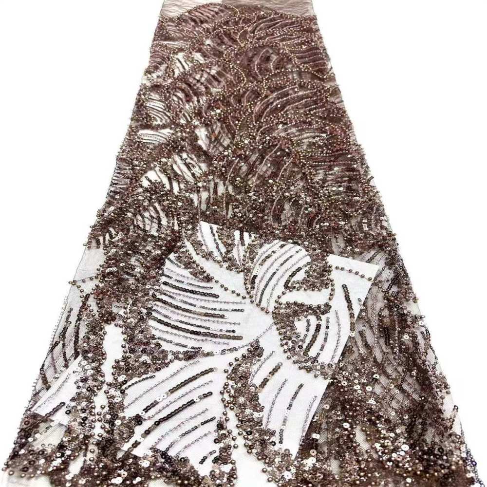 Beaded Tulle Fabric - 5 Yards | COD HN547