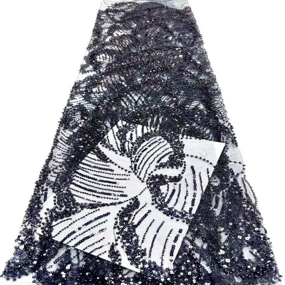 Beaded Tulle Fabric - 5 Yards | COD HN547
