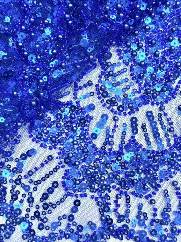 Beaded Tulle Fabric - 5 Yards | COD HN548