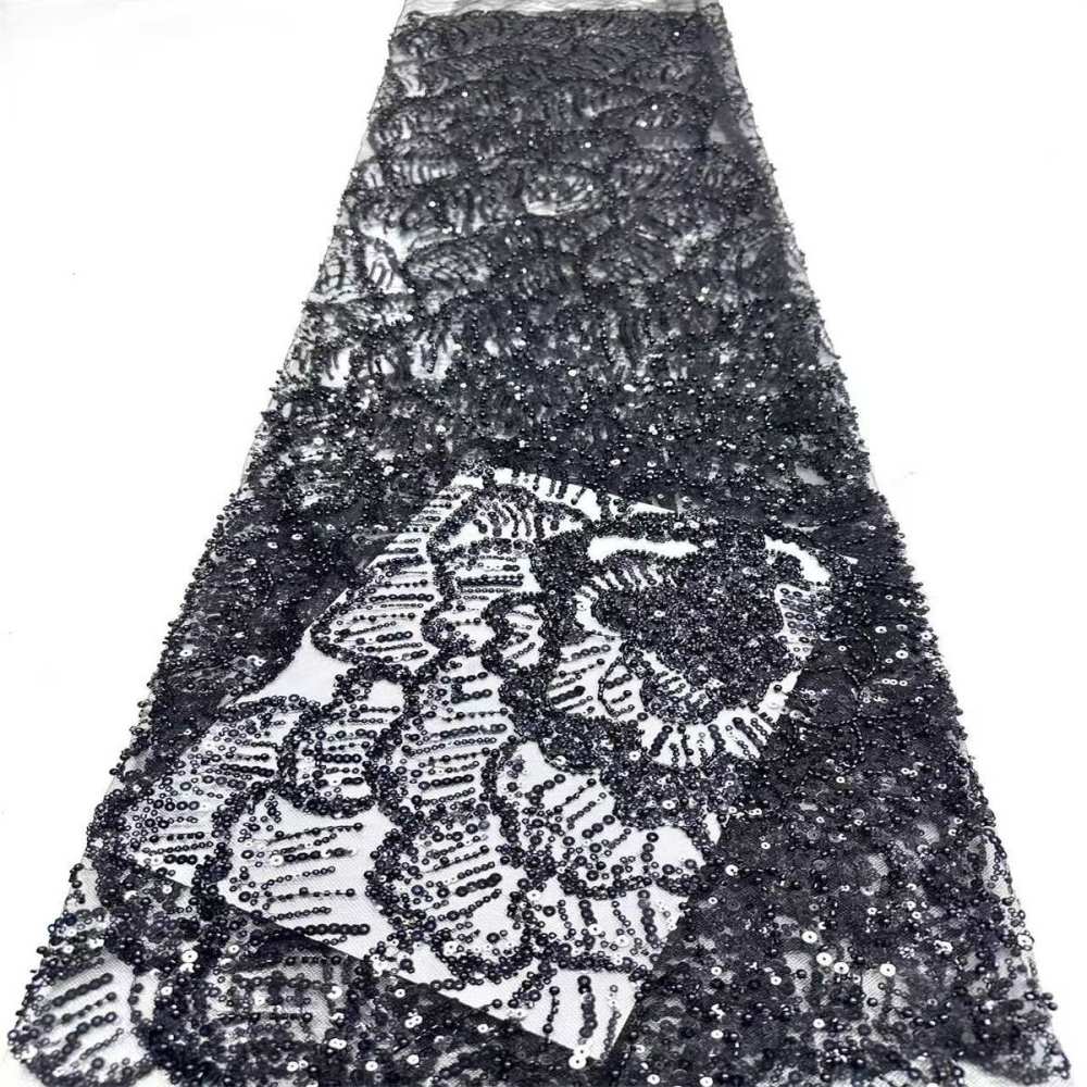 Beaded Tulle Fabric - 5 Yards | COD HN548