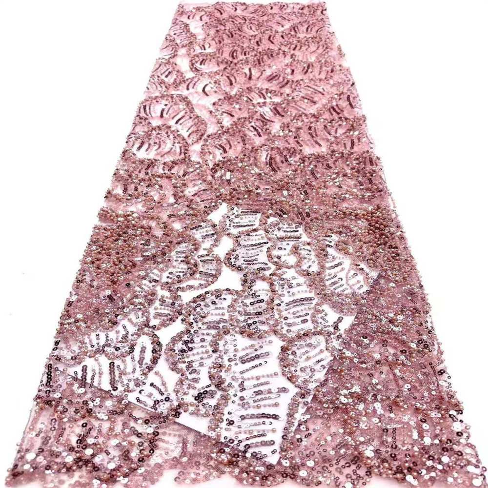 Beaded Tulle Fabric - 5 Yards | COD HN548